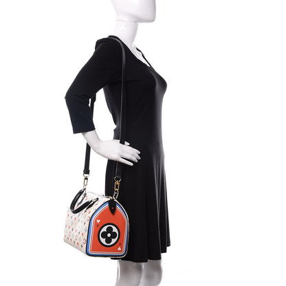 Louis Vuitton Game On Speedy Bandouliere 25 White 2 of 13