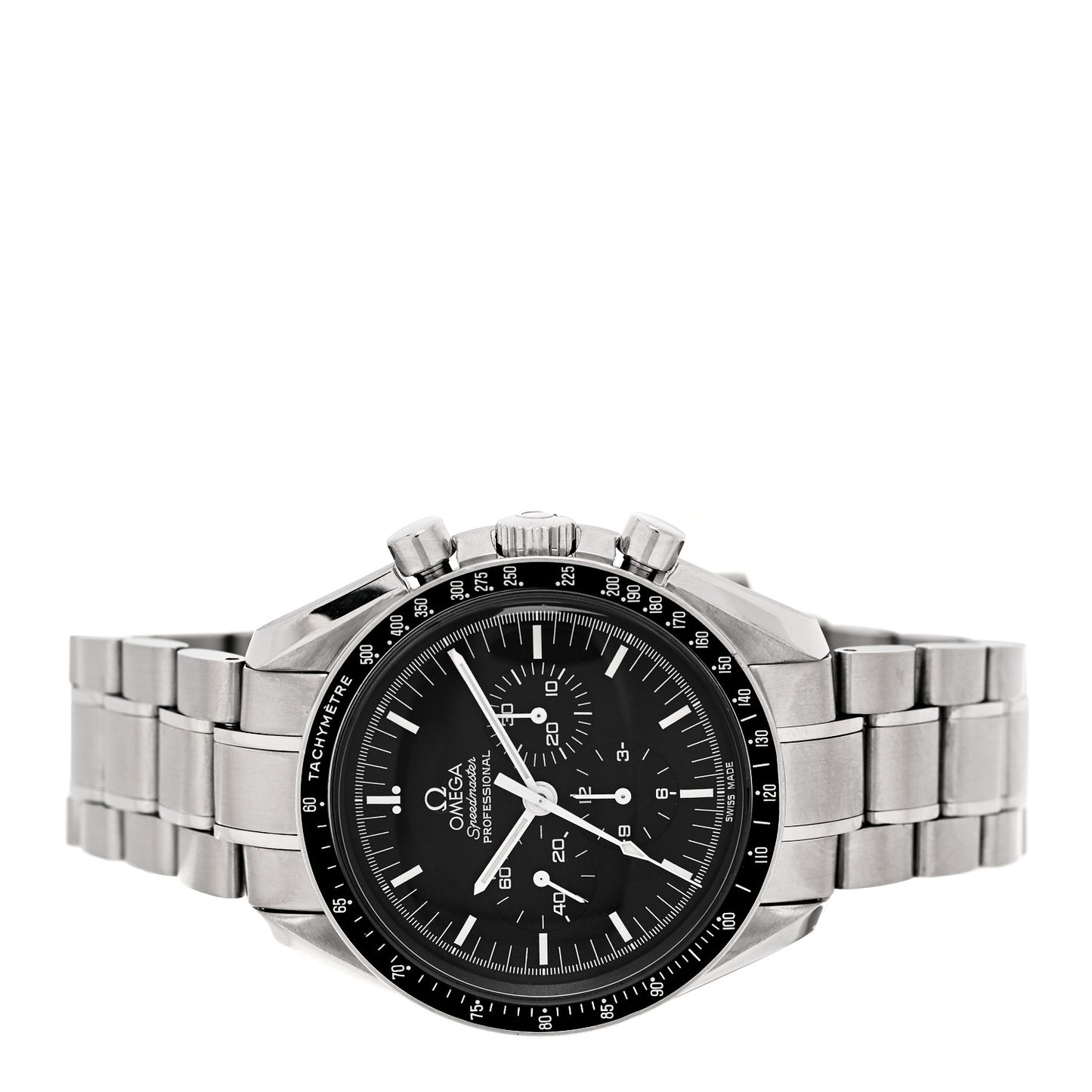 Stainless Steel 42mm Speedmaster Moonwatch Professional Chronograph Manual Winding Watch Black 311.30.42.30.01.006