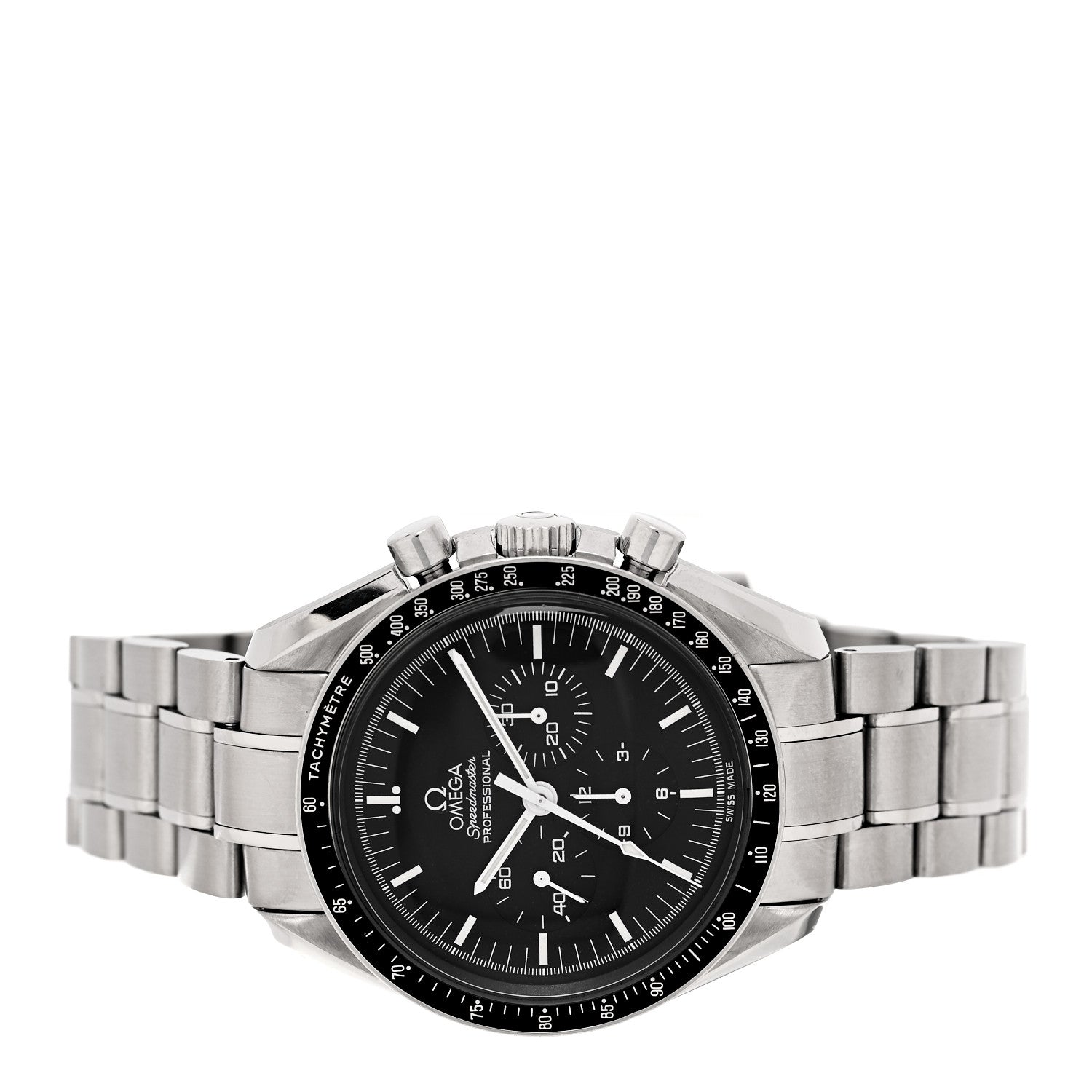 Omega Stainless Steel 42mm Speedmaster Moonwatch Professional Chronograph Manual Winding Watch Black 311.30.42.30.01.006 2 of 4