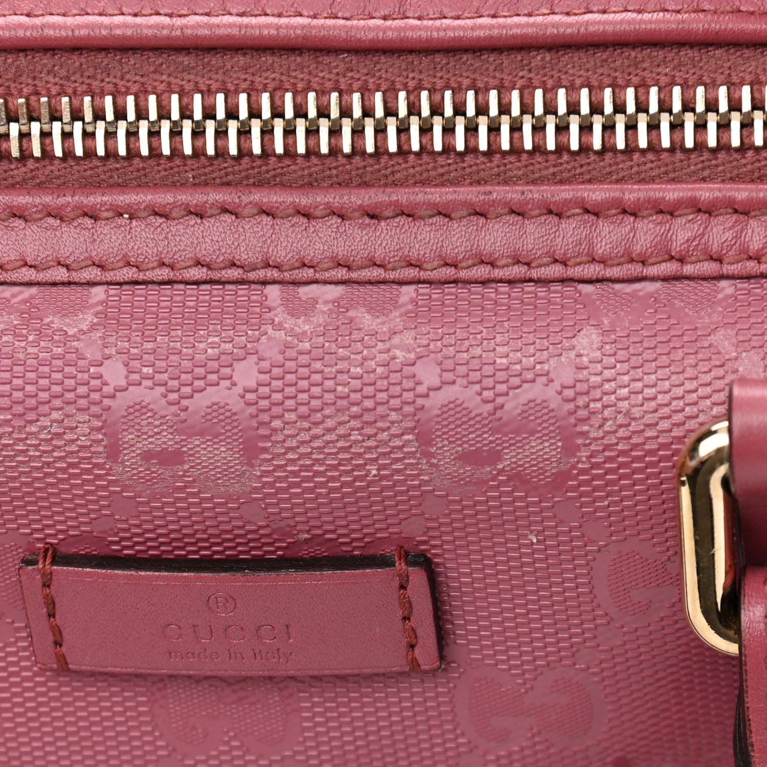 Gucci Imprime Monogram Medium Joy Boston Vintage Rose 14 of 14