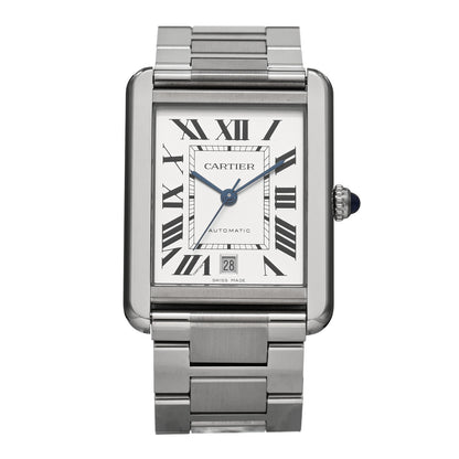 Cartier Stainless Steel 31mm Tank Solo Automatic Watch 1 of 5