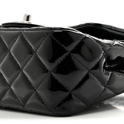 Chanel Patent Calfskin Quilted Mini Square Flap Black 10 of 11