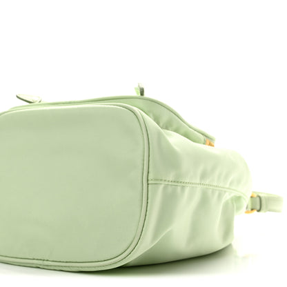 Prada Re-Nylon Saffiano Duet Bucket Crossbody Bag Acqua 10 of 10