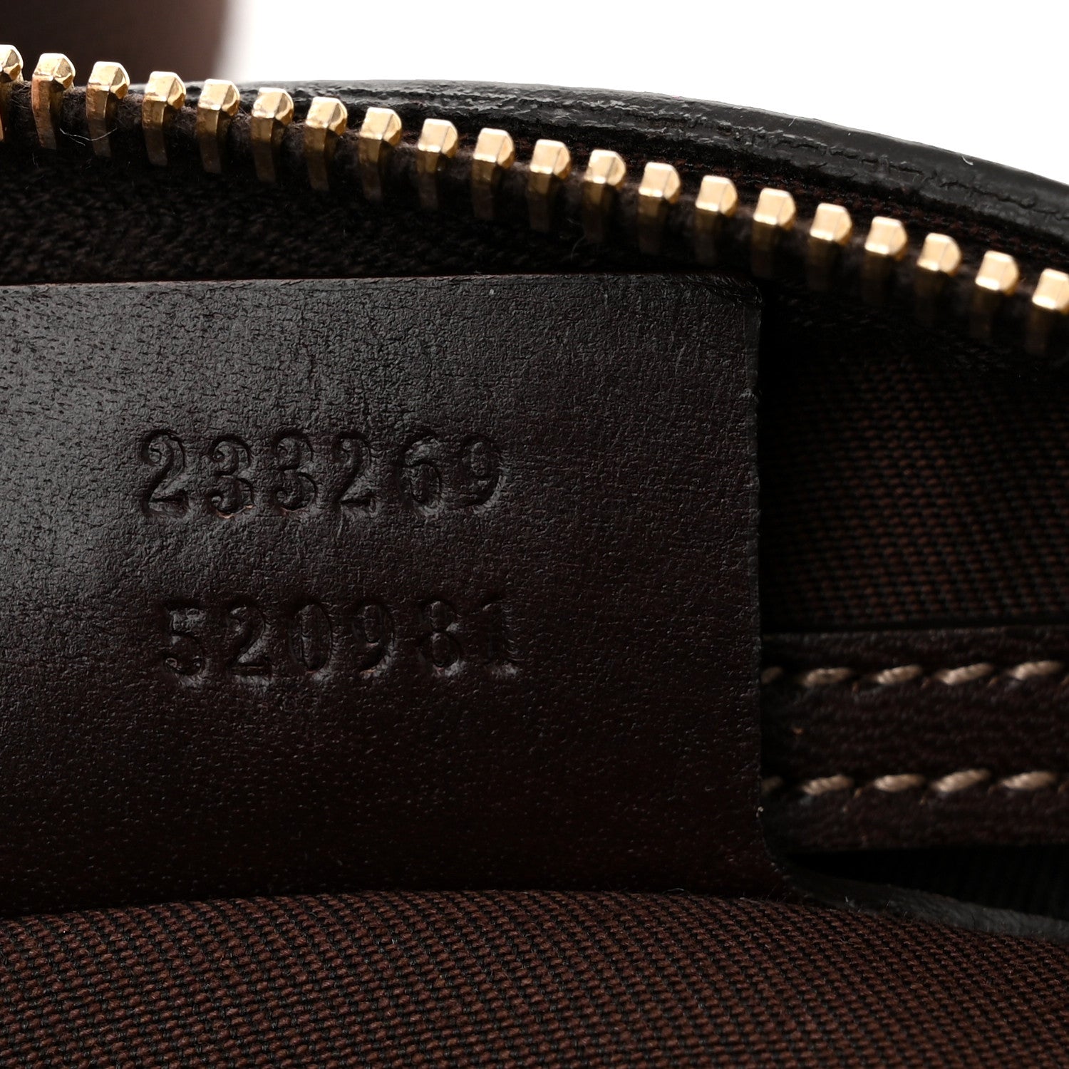 Gucci GG Supreme Monogram Belt Bag Dark Brown 7 of 10
