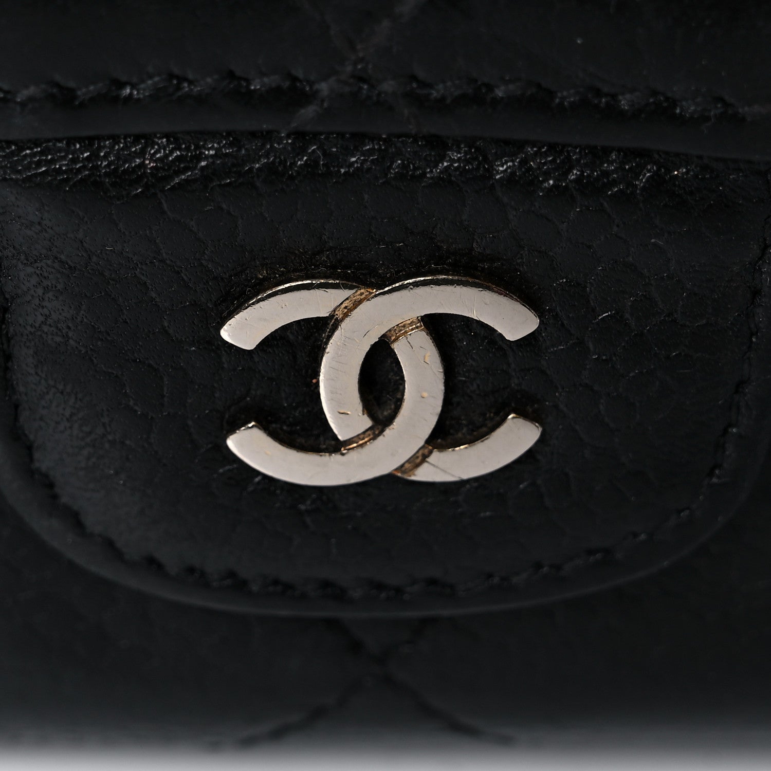 Chanel Caviar Quilted Large Flap Wallet Black 36 of 36