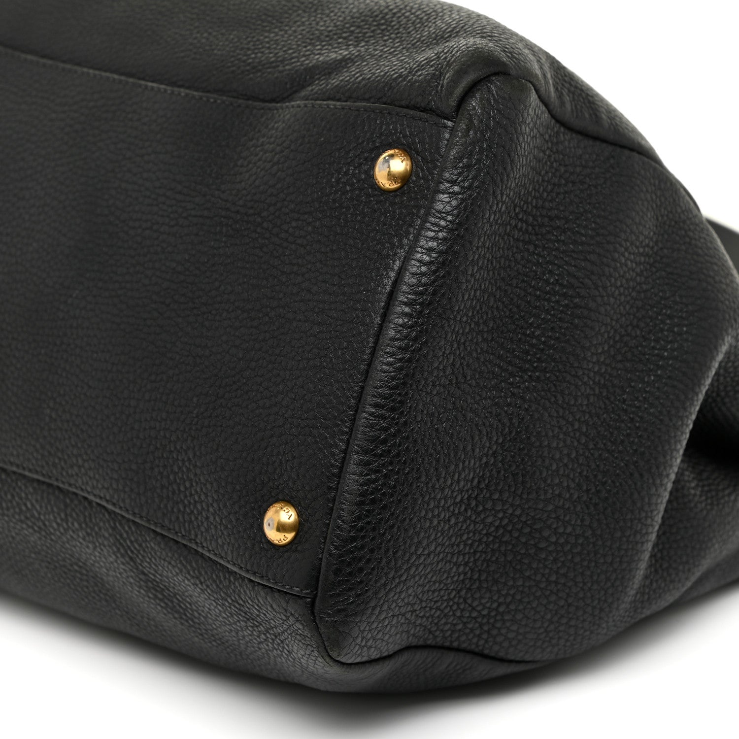 Prada Vitello Daino Shopping Satchel Black 9 of 18