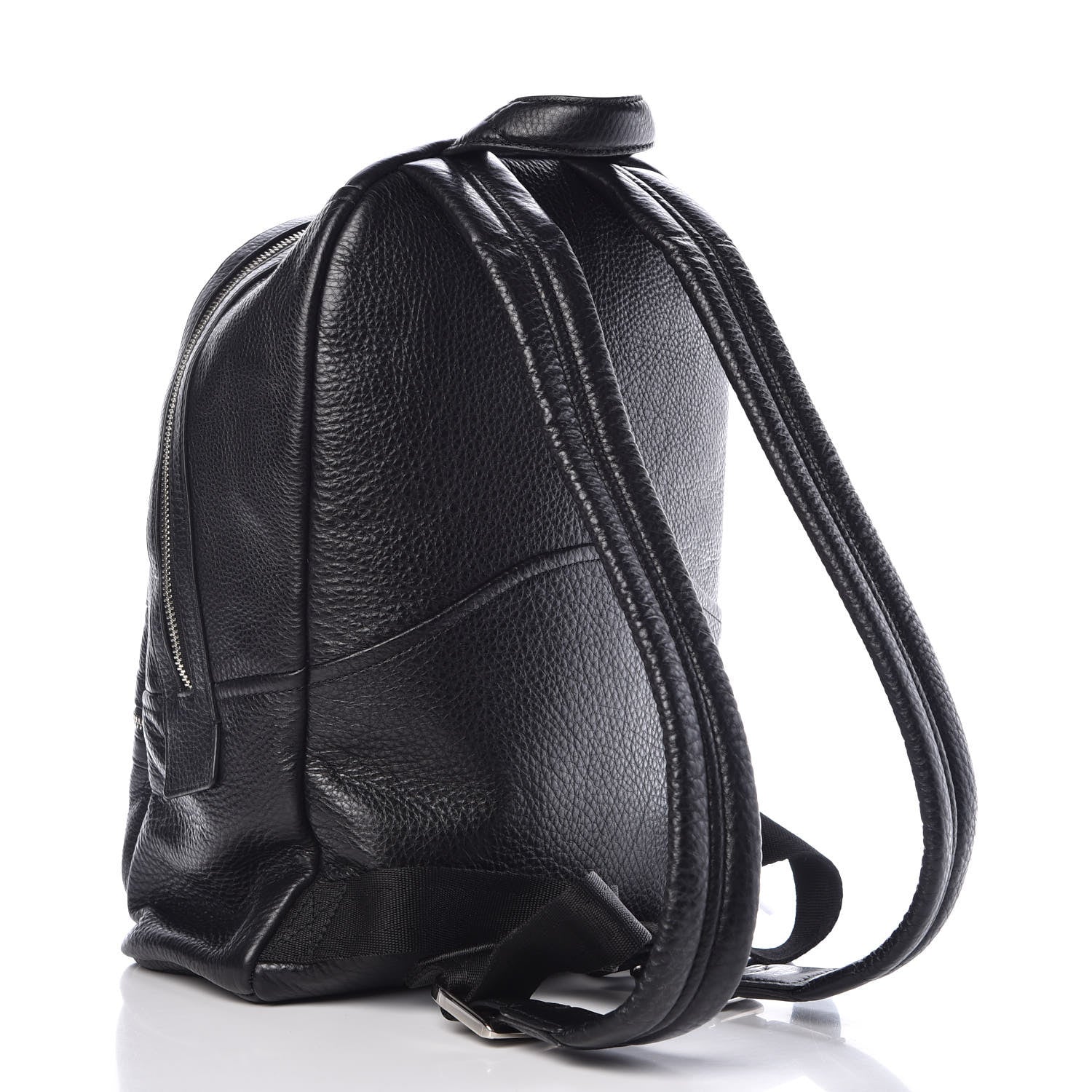 Marc Jacobs Pebbled Calfskin Biker Backpack Black 3 of 10