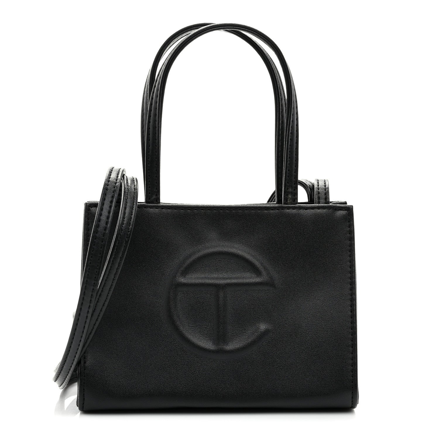Telfar Vegan Leather Small Shopping Bag Black 1 of 11