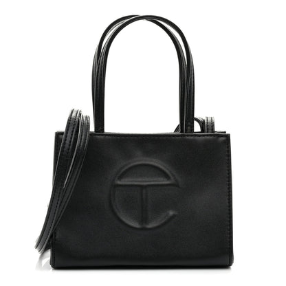 Telfar Vegan Leather Small Shopping Bag Black 1 of 11