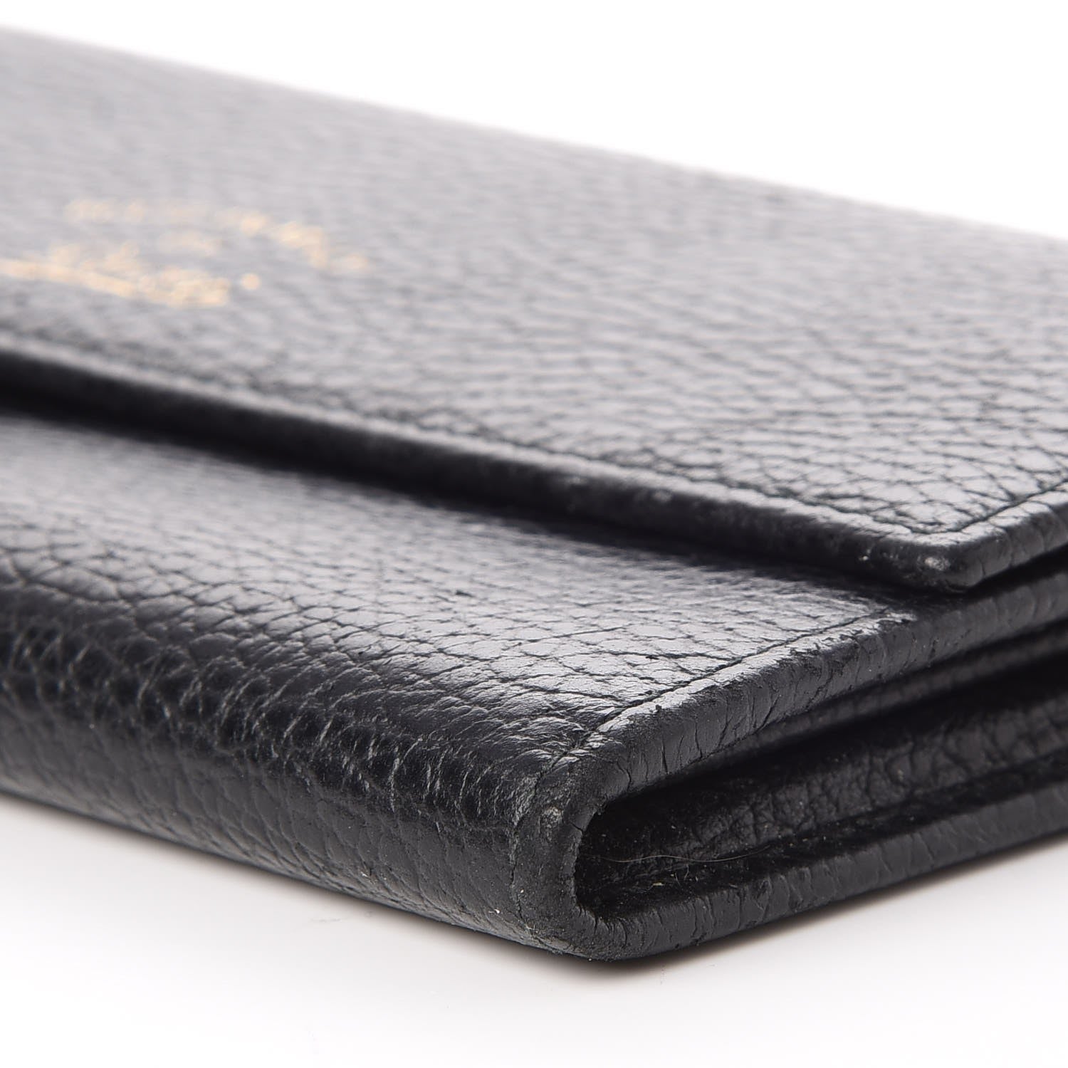 Gucci Dollar Calfskin Swing Continental Wallet Black 9 of 9
