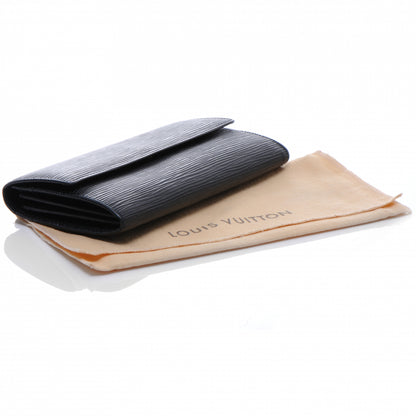 Louis Vuitton Epi Sarah Wallet Black 4 of 7
