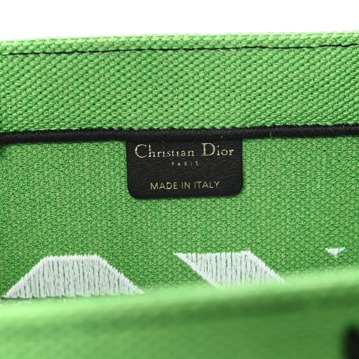 Canvas Embroidered Medium Jungle Pop Book Tote Green Multicolor