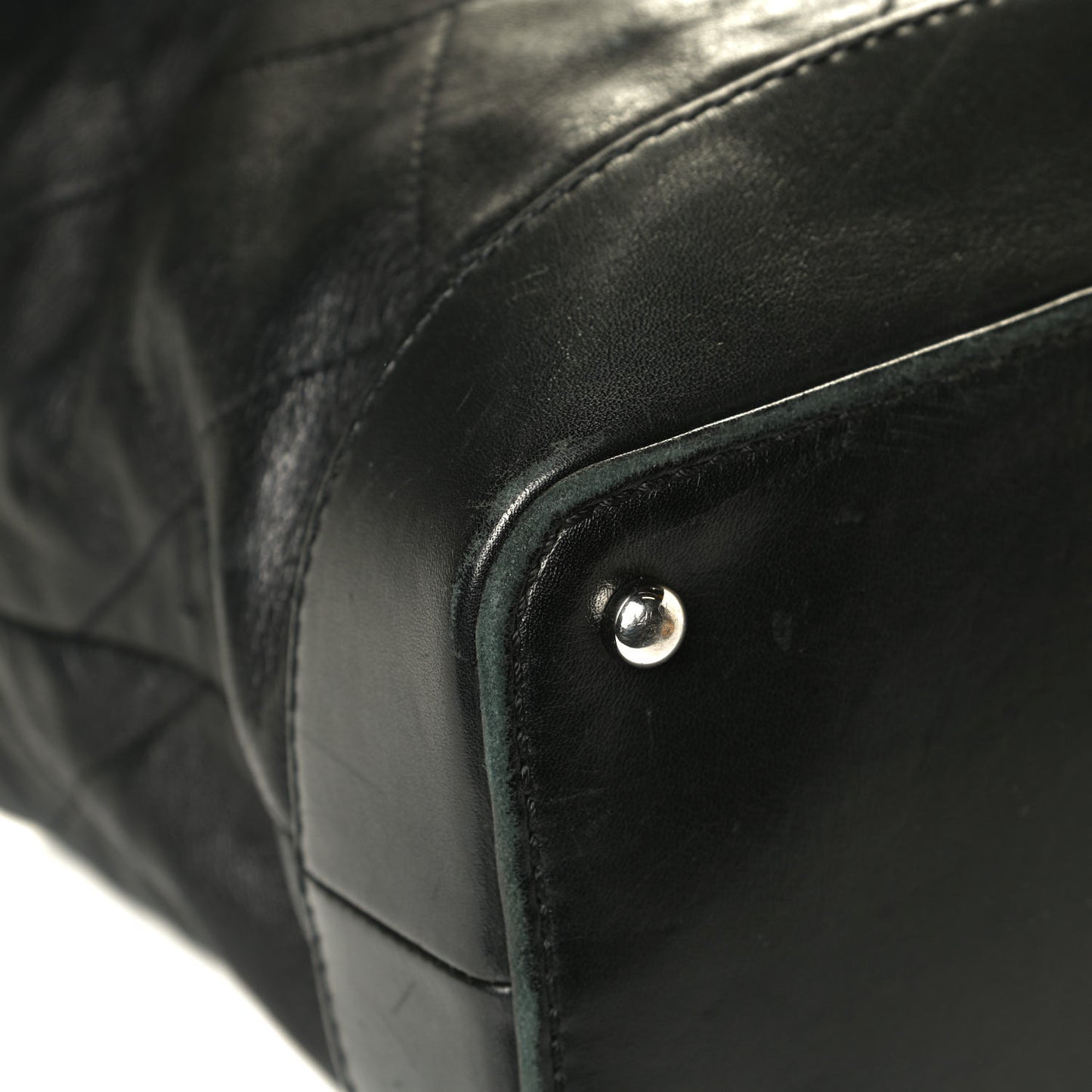 Calfskin Quilted VIP Flap Black