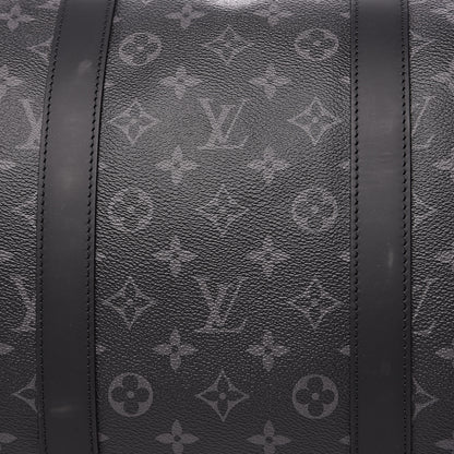 Louis Vuitton Monogram Eclipse Keepall Bandouliere 55 8 of 11