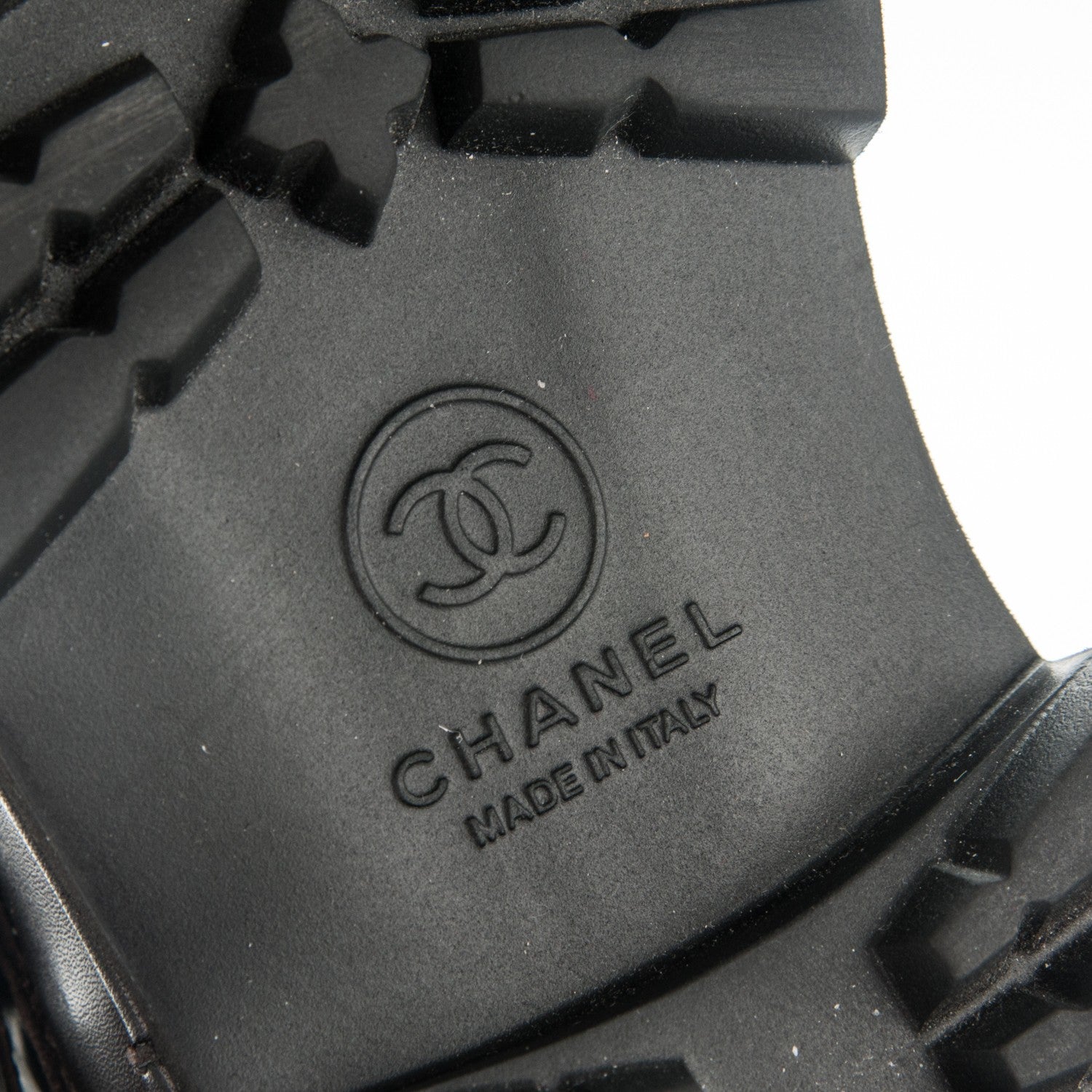 Chanel Calfskin Quilted Biker Boots 39 Dark Brown 6 of 6