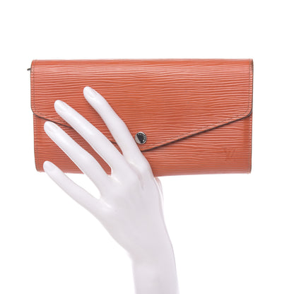 Louis Vuitton Epi Sarah Wallet NM Piment 2 of 7
