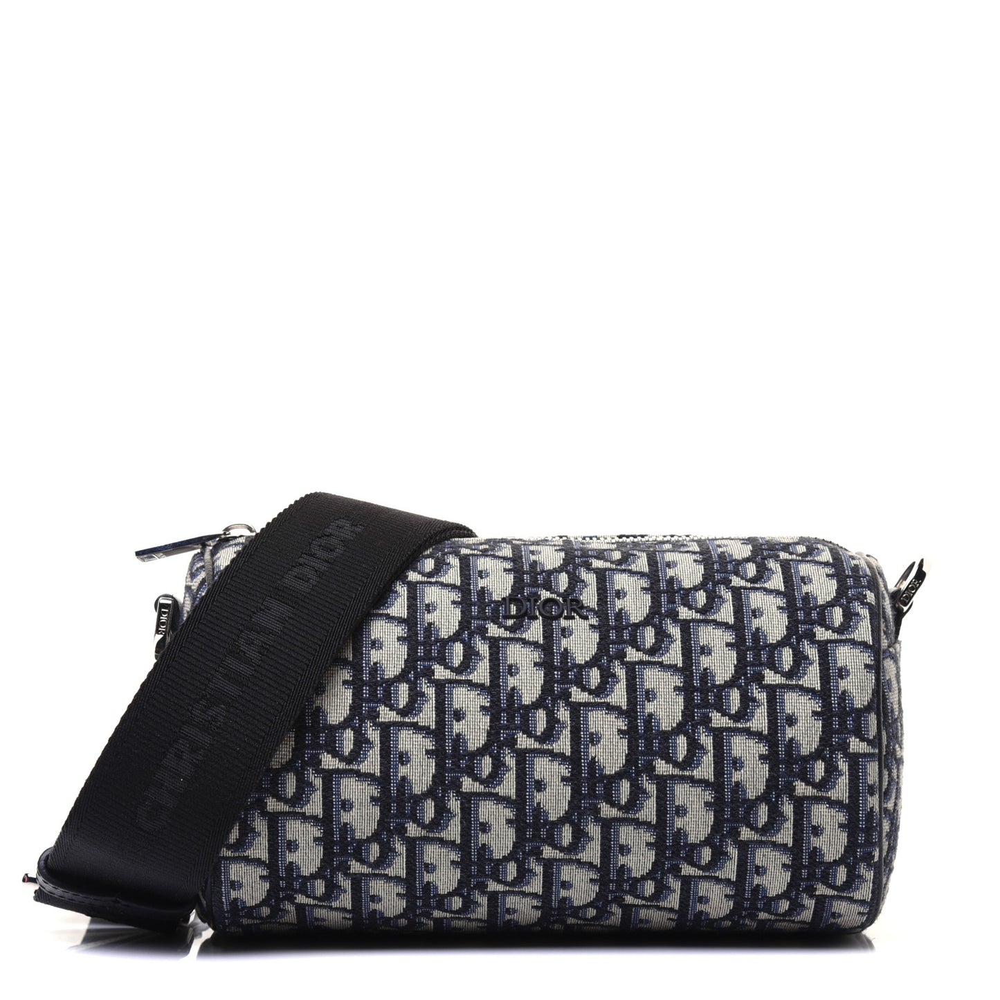 Oblique Roller Messenger Bag Blue