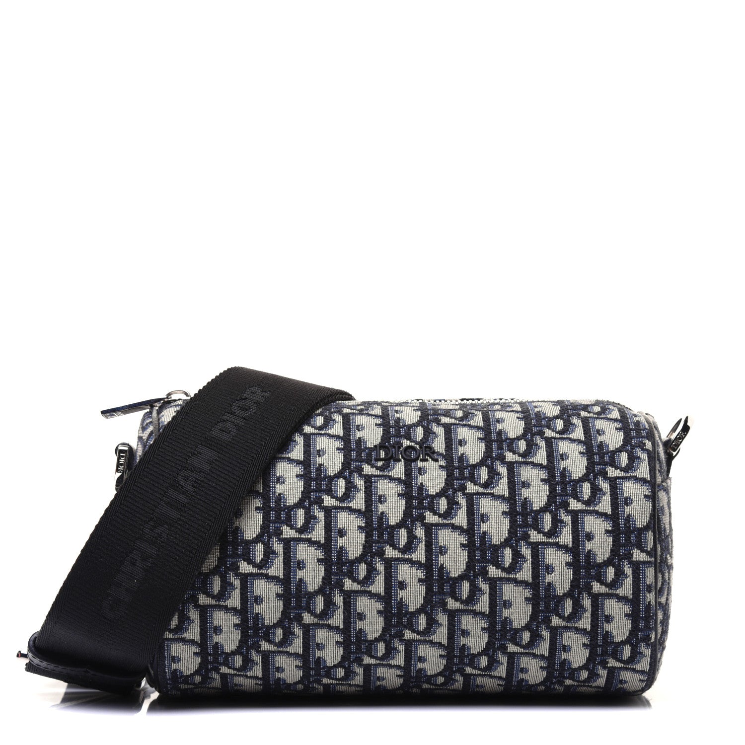 Christian Dior Oblique Roller Messenger Bag Blue 1 of 16