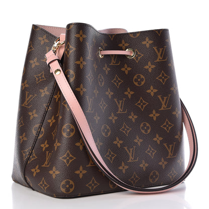 Louis Vuitton Monogram Neonoe MM Rose Poudre 3 of 9