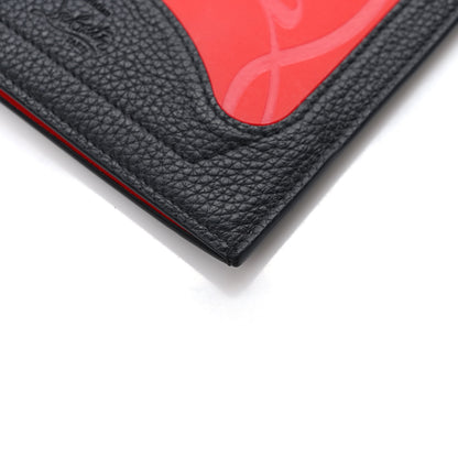 Christian Louboutin Calfskin Gomme Loubilab Batt Clutch Loubi Black 8 of 8