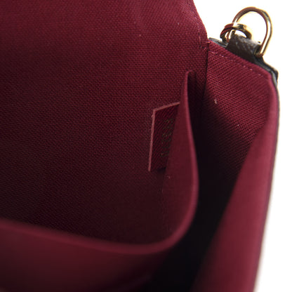 Louis Vuitton Monogram Pochette Felicie Chain Wallet Fuchsia 9 of 10