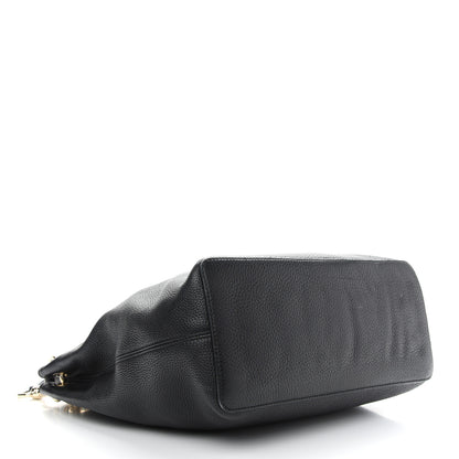 Gucci Pebbled Calfskin Large Soho Hobo Black 4 of 17