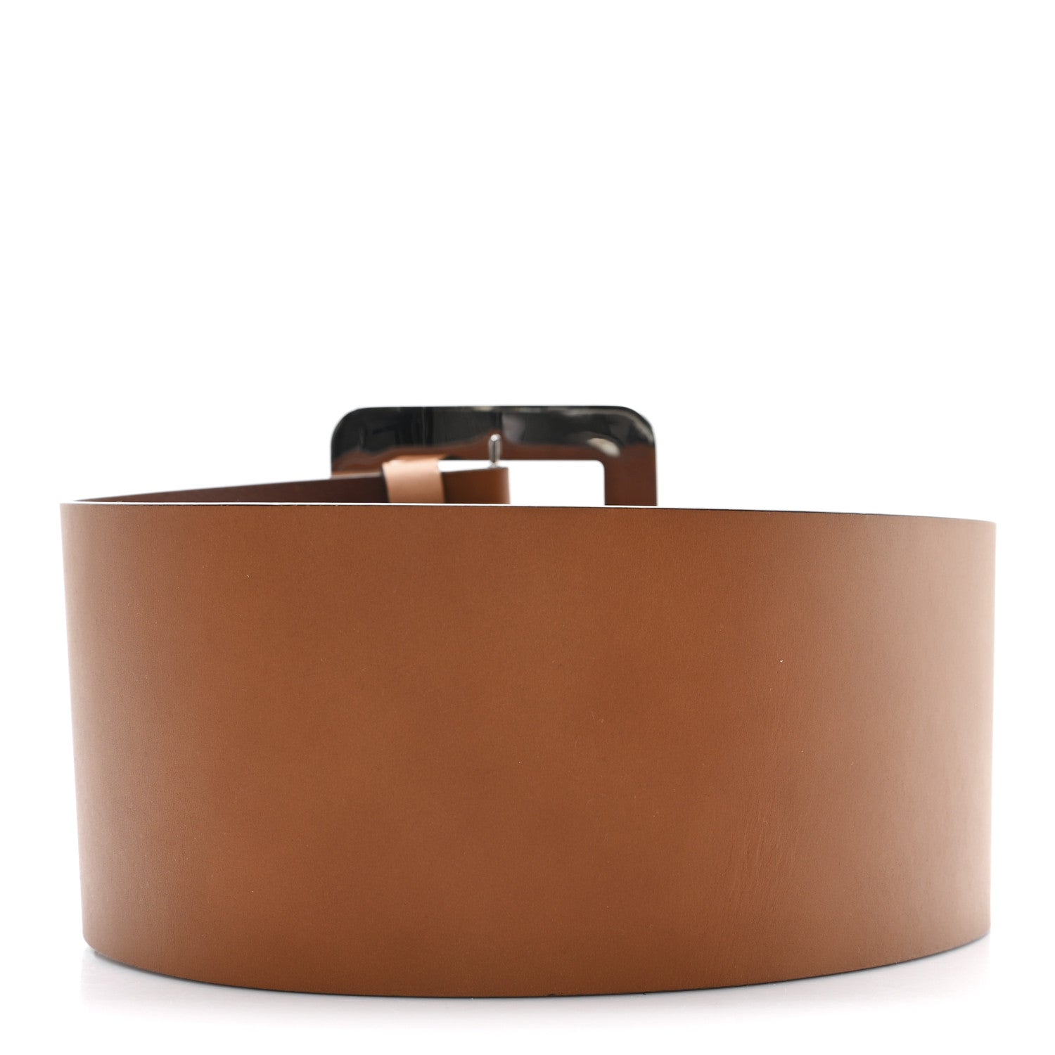 Gucci Calfskin Wide Belt 90 36 Harness Brown 2 of 4