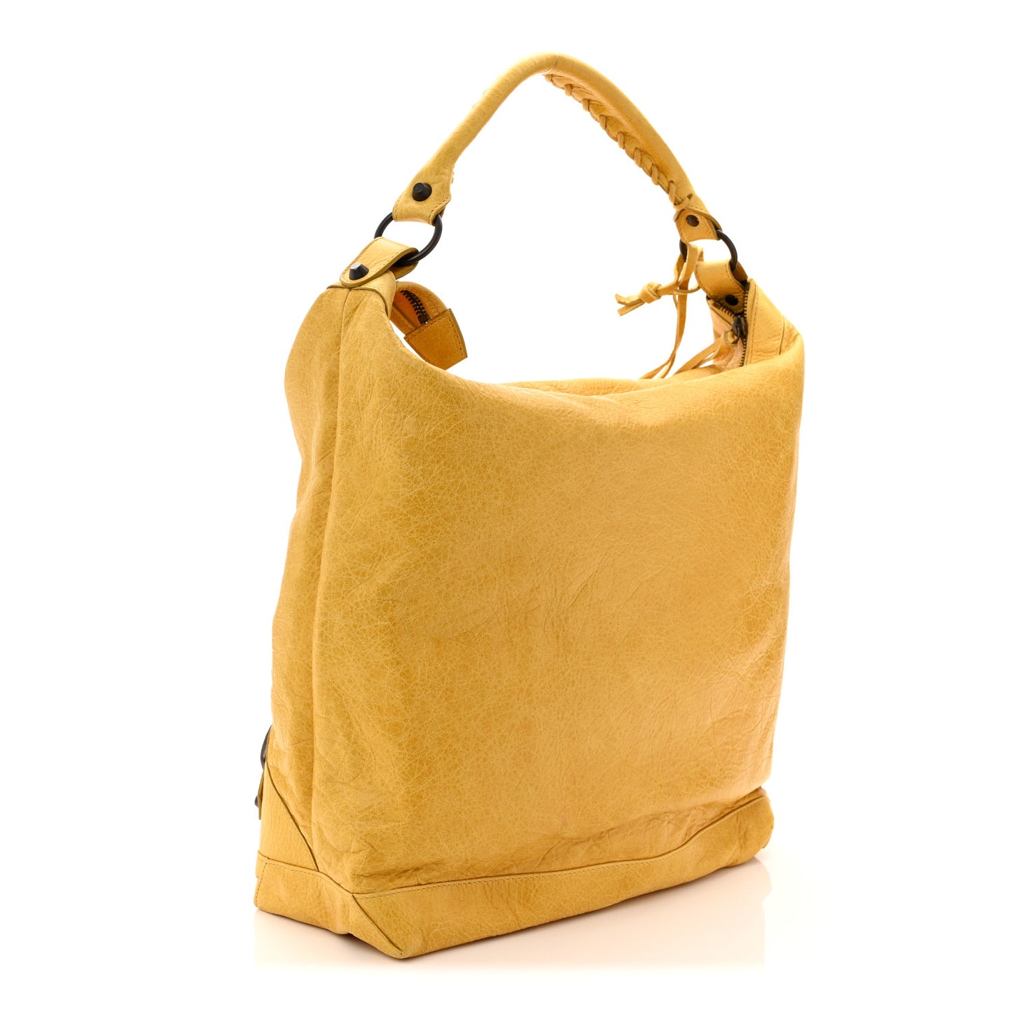 Agneau Classic Hardware Day Hobo Moutarde