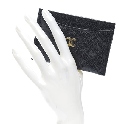 Chanel Caviar Quilted Card Holder Black 2 of 10