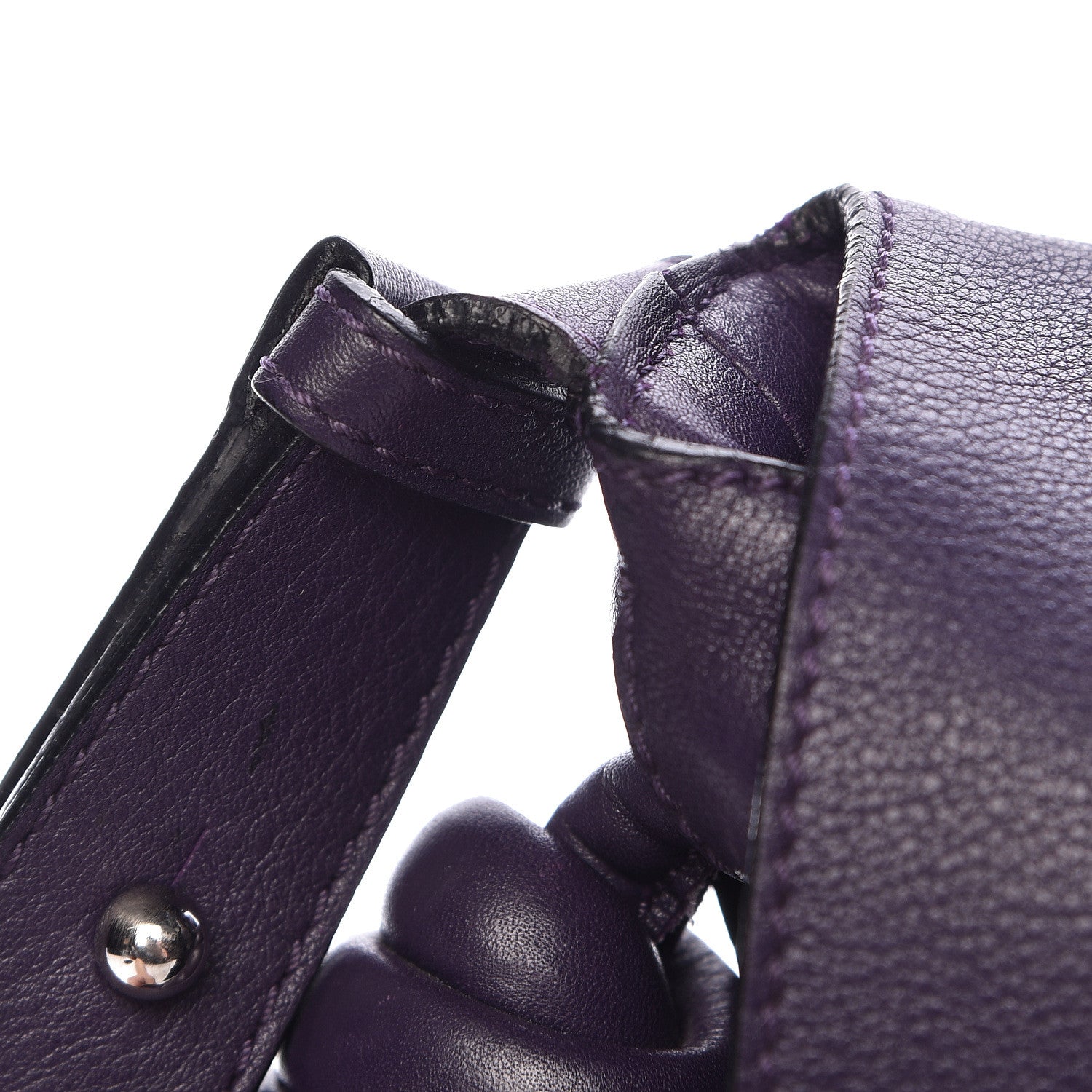 Loewe Calfskin Flamenco Knot Flap Bag Violet 15 of 15