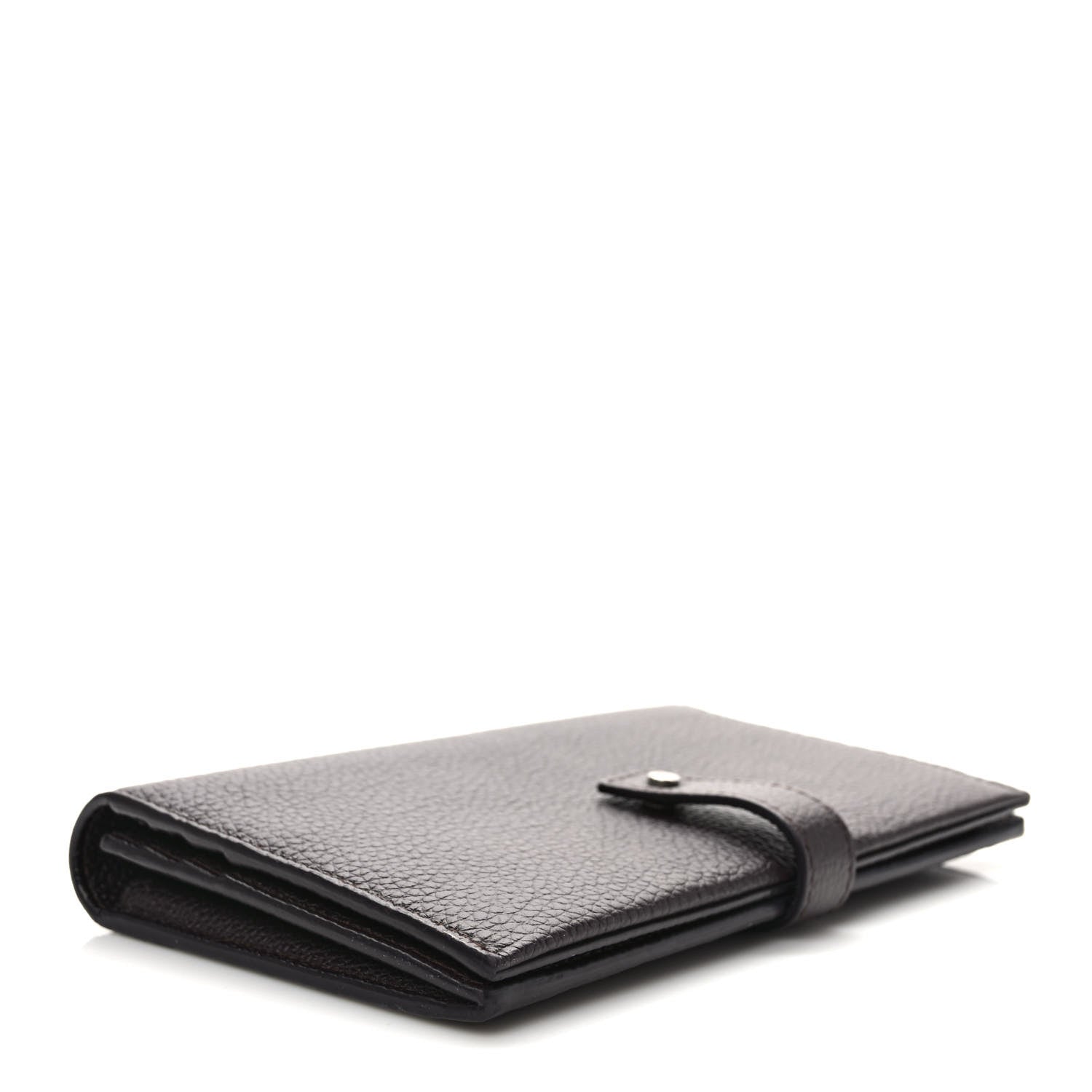 Saint Laurent Grained Calfskin Souple Thin Wallet Amaranto 4 of 7