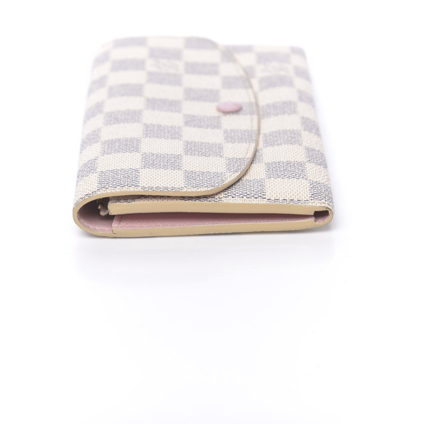 Damier Azur Emilie Wallet Rose Ballerine