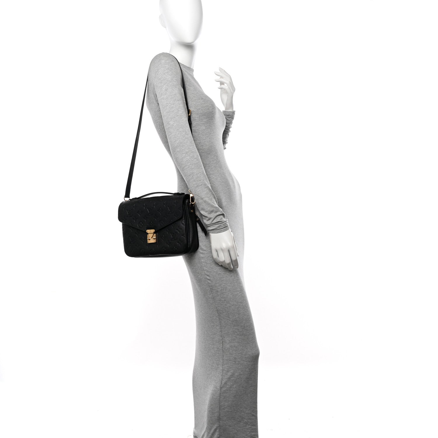 Louis Vuitton Empreinte Pochette Metis Black 2 of 9