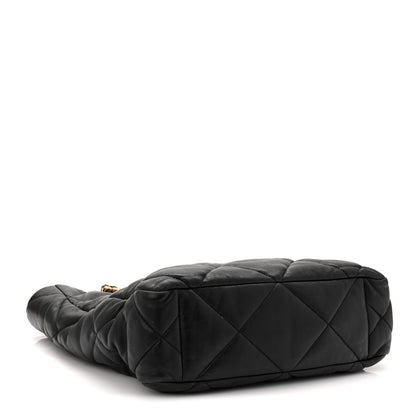 Chanel Lambskin Quilted Chanel 19 Shopping Bag Black 4 of 10