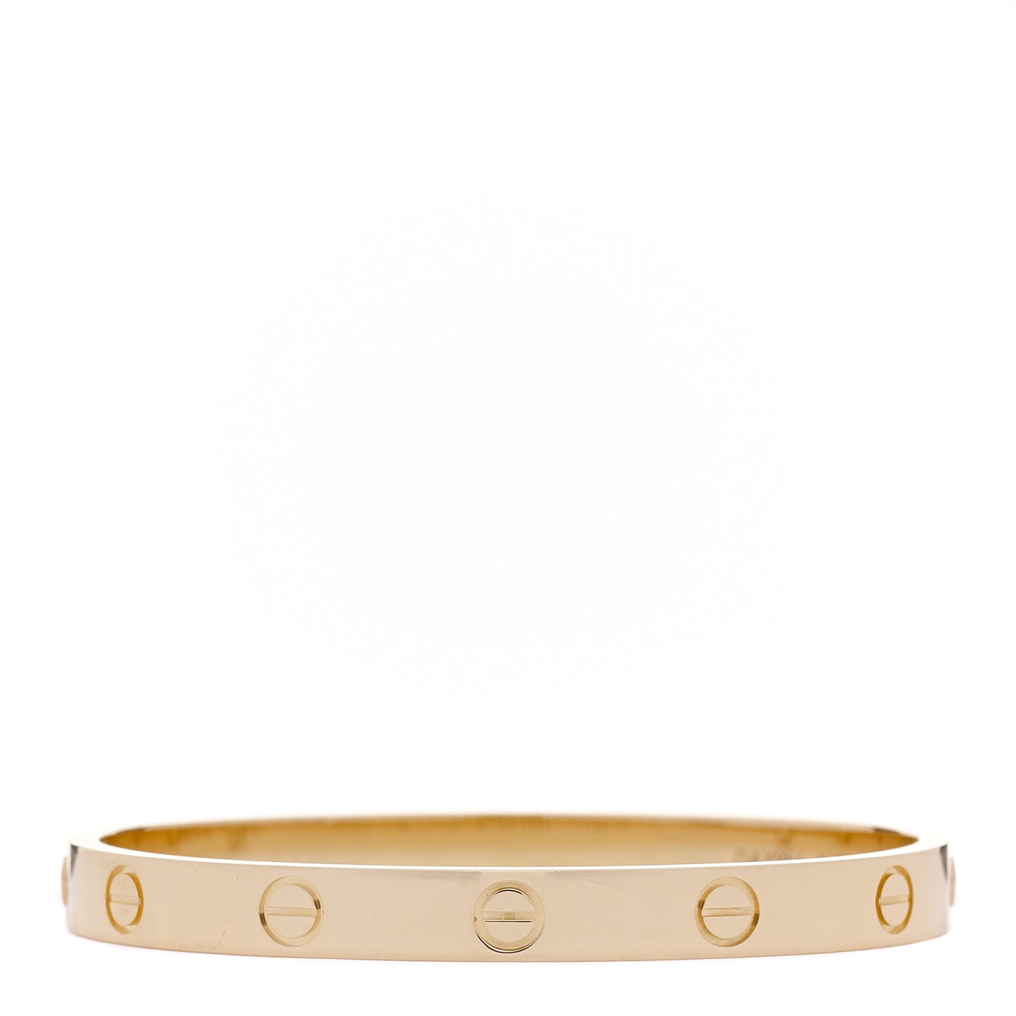 18K Yellow Gold Love Bracelet 16