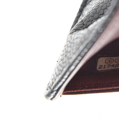 Chanel Caviar Quilted CC French Wallet Black 8 of 14