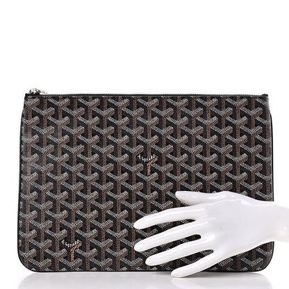 Goyard Goyardine Senat Pochette MM Black 2 of 6