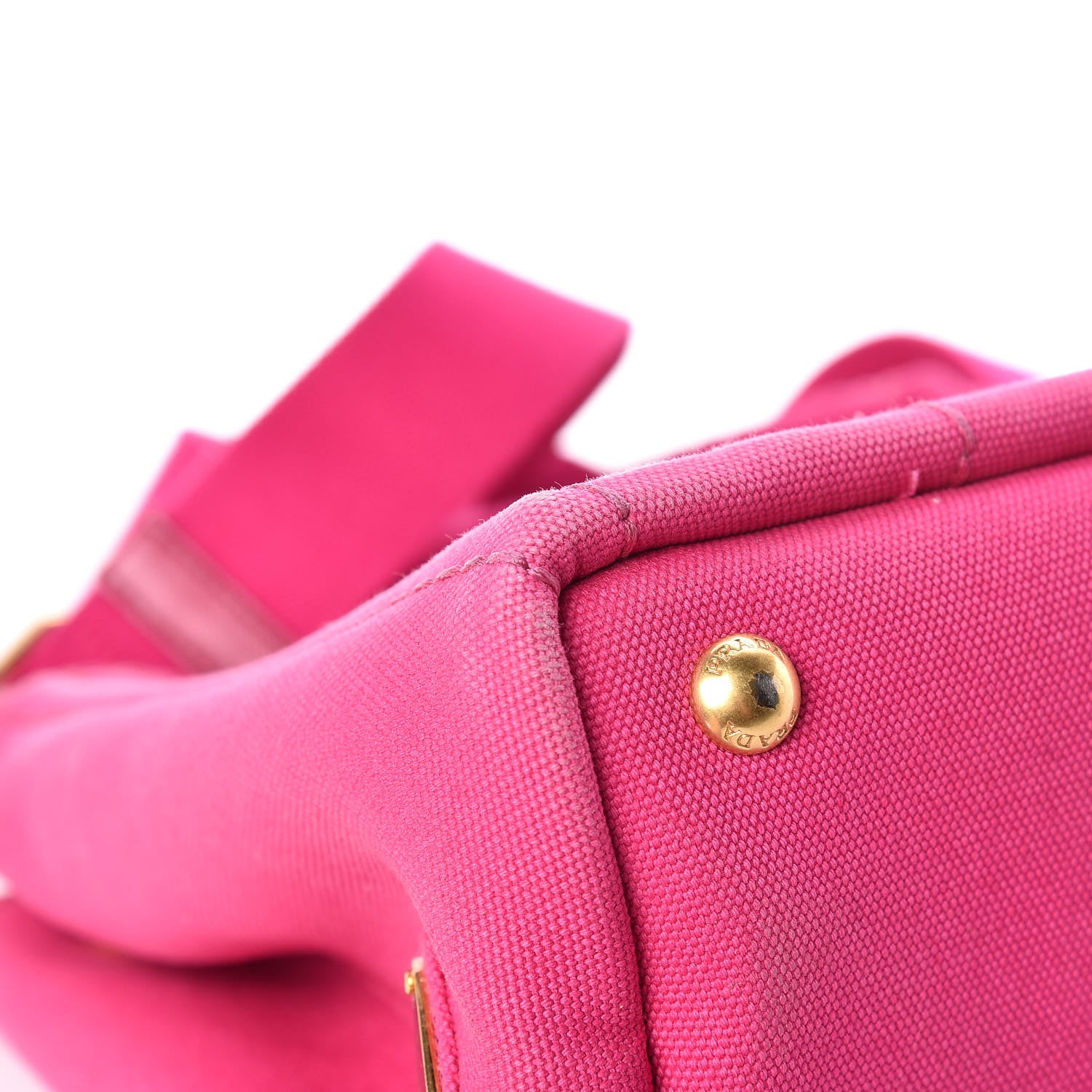 Prada Canapa Small Logo Tote Fuxia 10 of 17