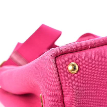 Prada Canapa Small Logo Tote Fuxia 10 of 17