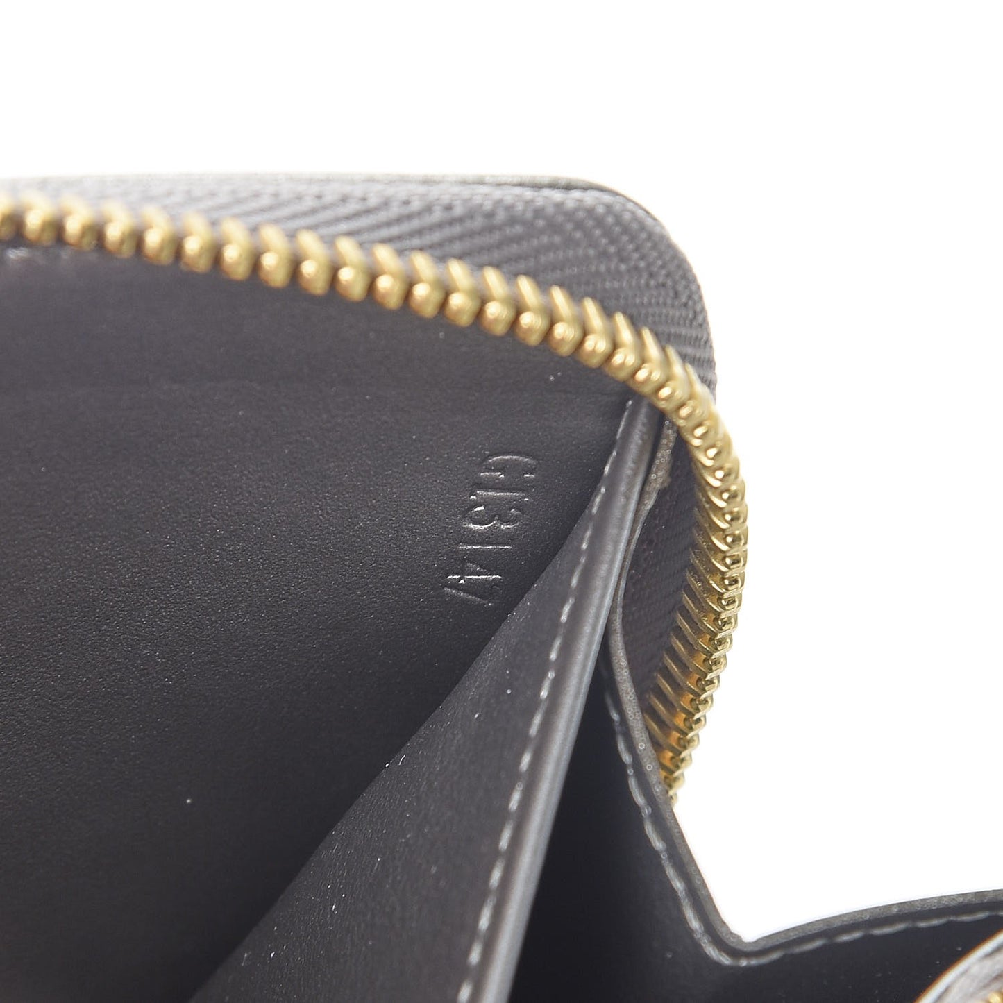 Vernis Zippy Wallet Gris Metal