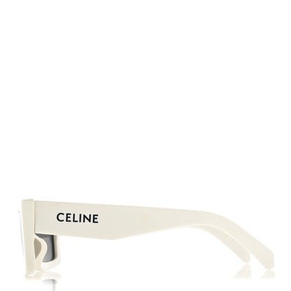 Celine Acetate Monochroms Square Sunglasses CL40214U White 3 of 8