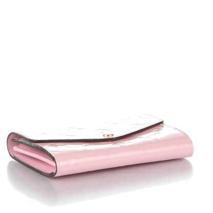 Louis Vuitton Vernis Sarah Compact Wallet Rose Ballerine 4 of 7