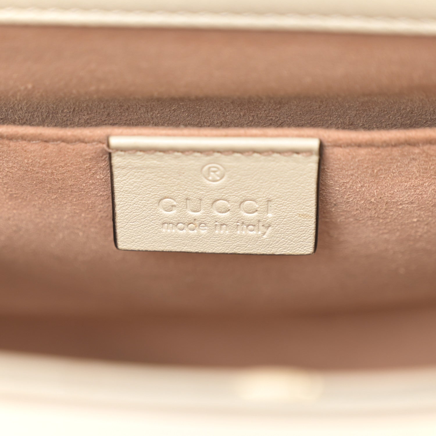 Gucci Wonka Grain Calfskin Small Diana Tote Bag Mystic White Orange Fluo 6 of 12