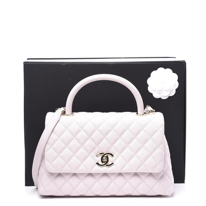 Chanel Caviar Quilted Small Coco Handle Flap Lilas Lilac 12 of 12
