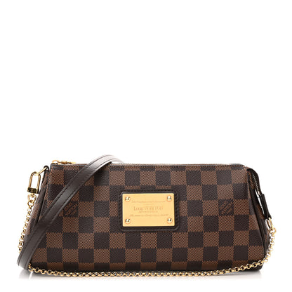 Louis Vuitton Damier Ebene Eva Clutch 1 of 10