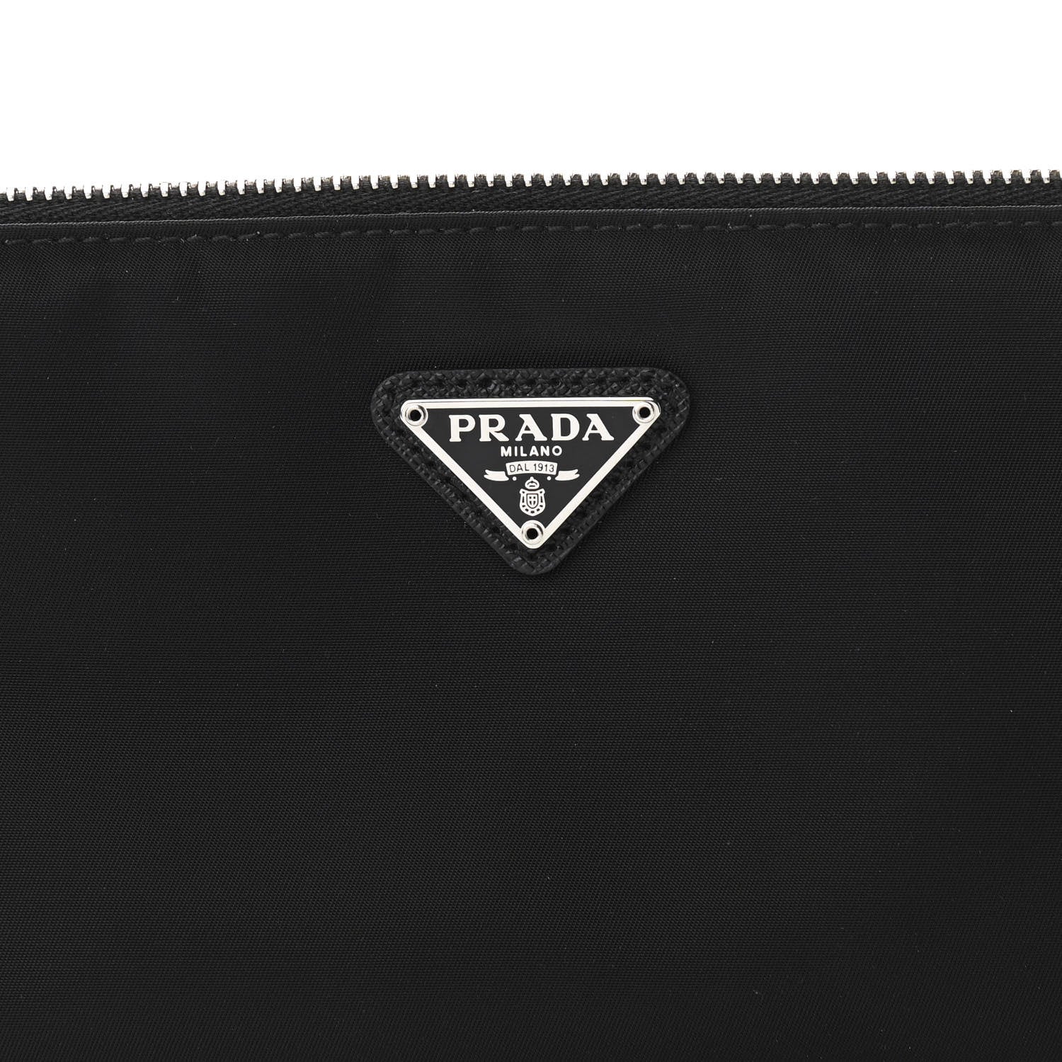 Prada Tessuto Nylon Saffiano Mini Re-Edition 2005 Bag Black 9 of 9