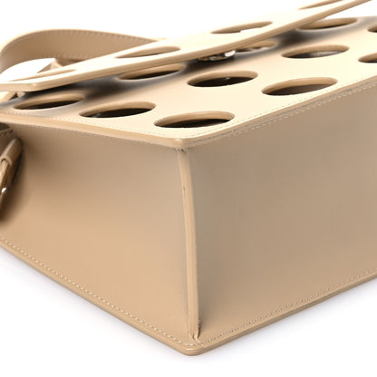 Off-White Calfskin Jitney 2.8 Porthole Top Handle Bag Beige 9 of 11