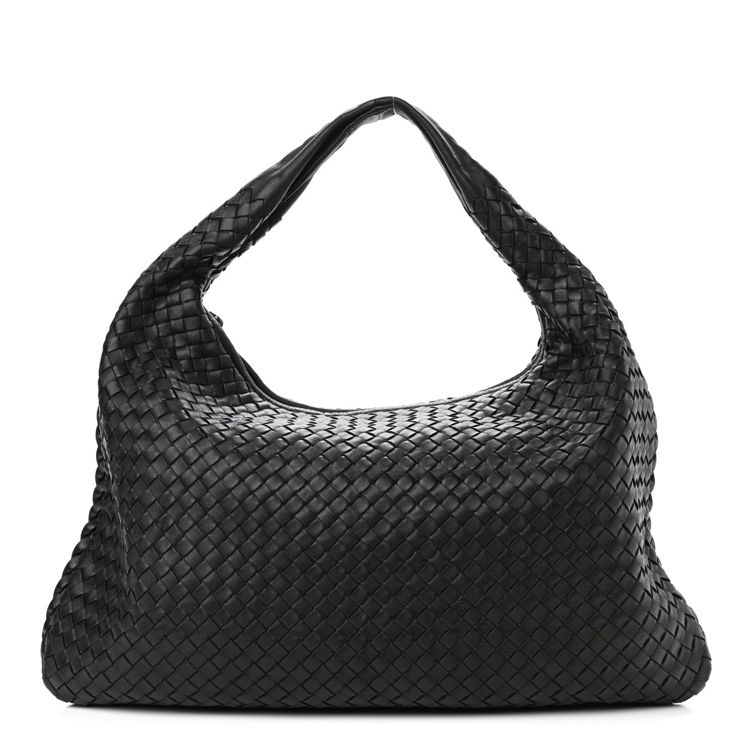 Bottega Veneta Nappa Intrecciato Large Veneta Hobo Black 1 of 12