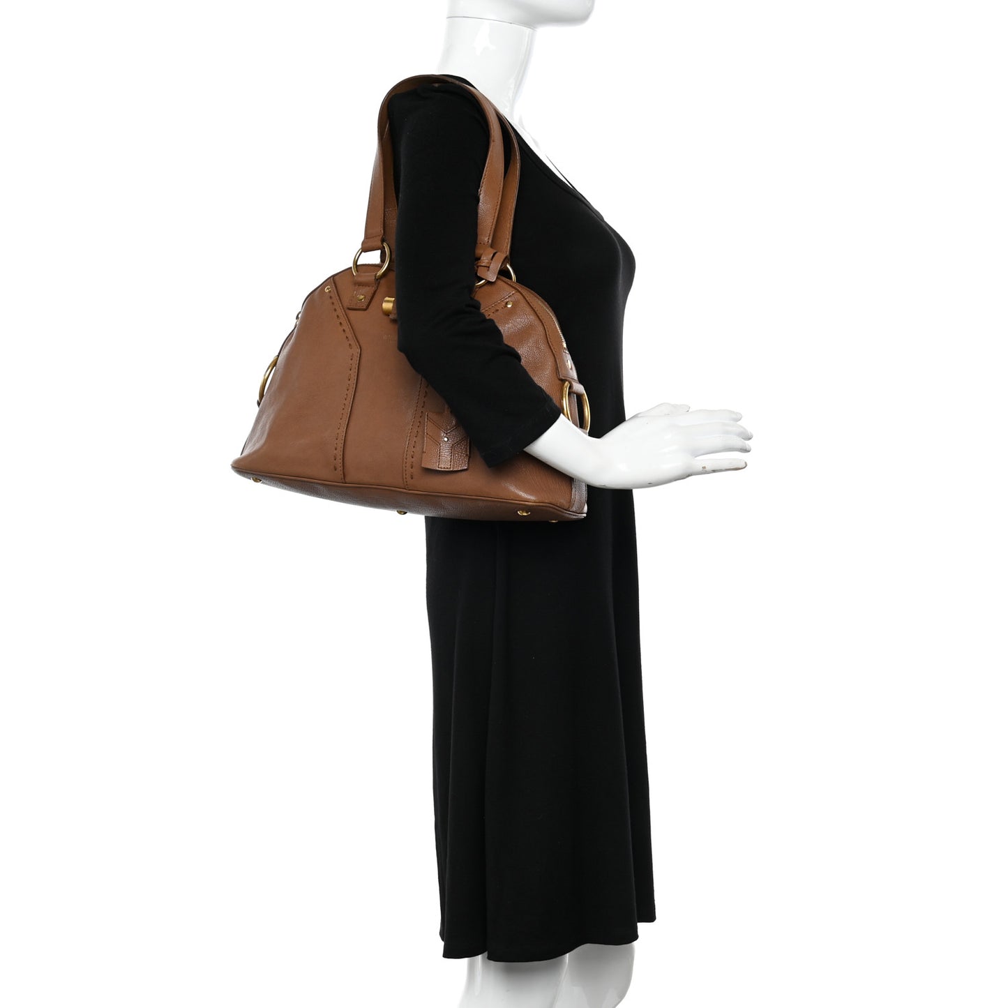 Calfskin Medium Muse Tan