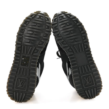 Louis Vuitton Suede Monogram Run Away Sneakers 38 Black 6 of 8